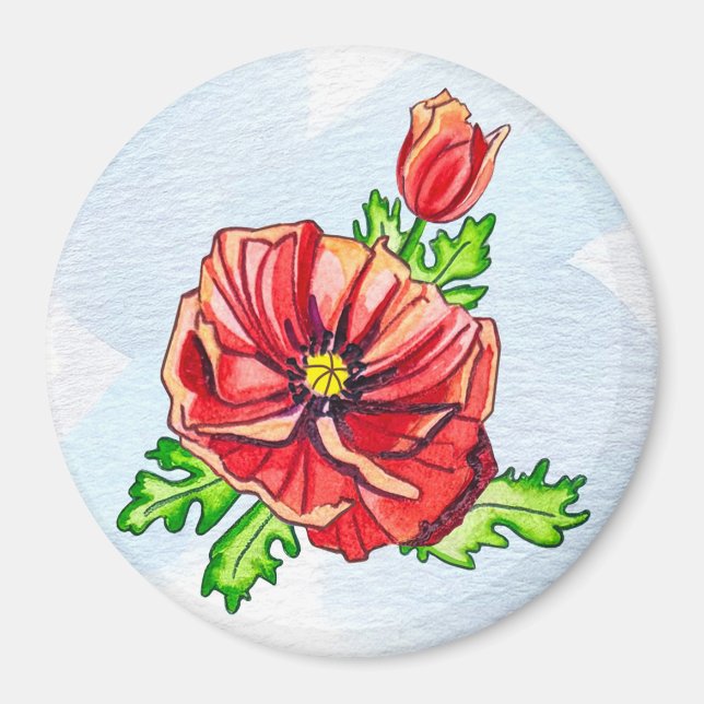 Poppy Magnet (Front)
