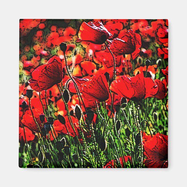 Poppy Magnet (Front)