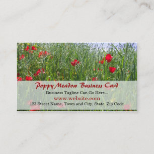 Poppy Meadow Business Card