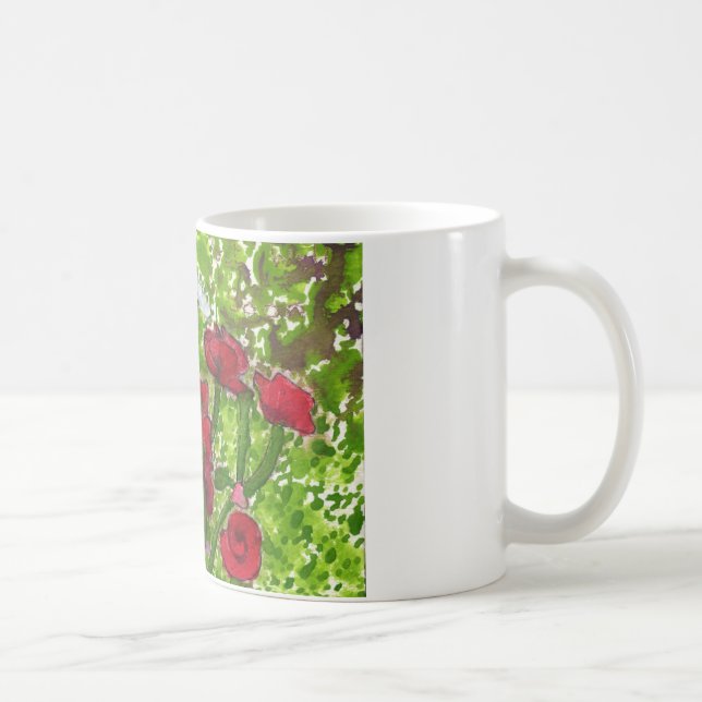 Poppy Meadow Coffee Mug (Right)