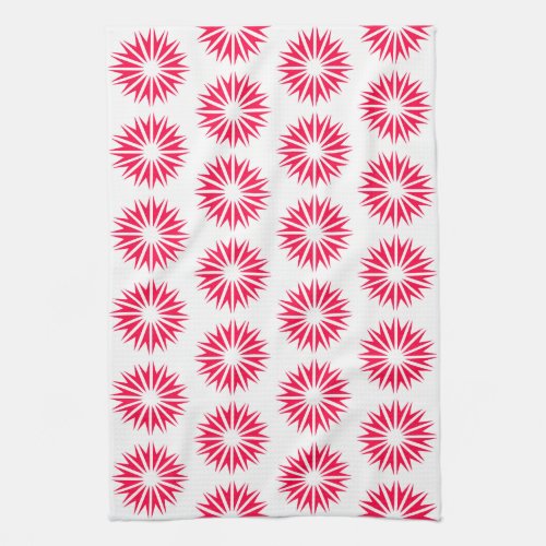 Poppy Modern Sunbursts Towel