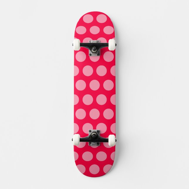 Poppy Moroccan Dots Skateboard Deck (Front)