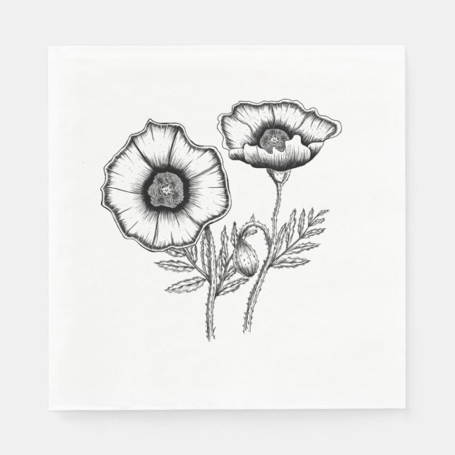 Poppy Napkins (Front)