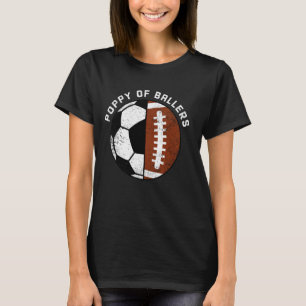 Poppy Of Ballers Funny Soccer Football Poppy T-Shirt
