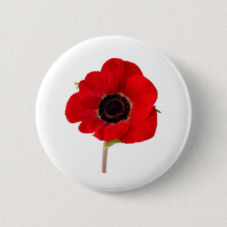 POPPY of Remembrance Pinback Button