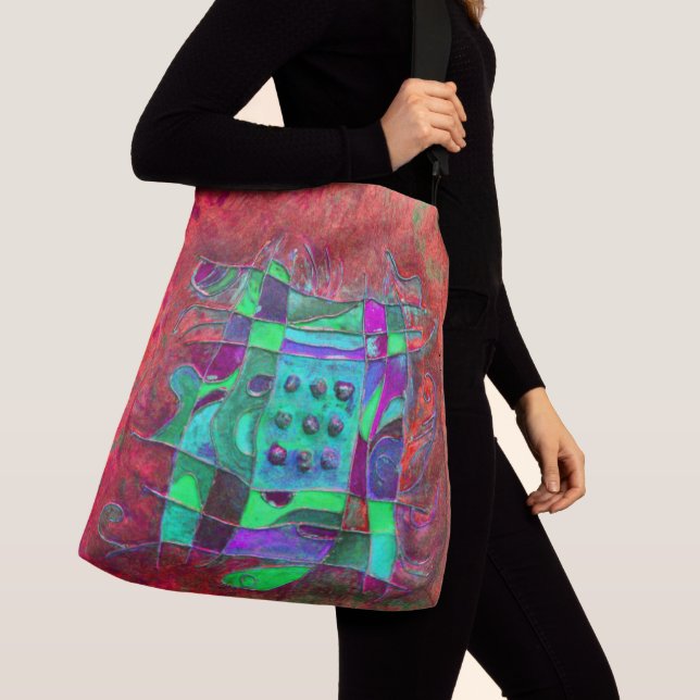 ”Poppy Opening” by Paul Buică Crossbody Bag (Close Up)