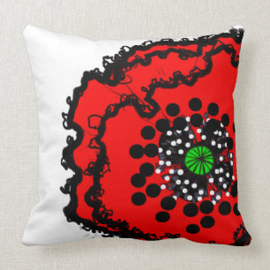 POPPY PAPI Throw Pillow