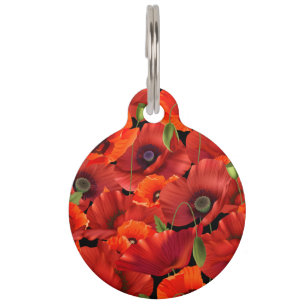 Poppy Pet ID Tag