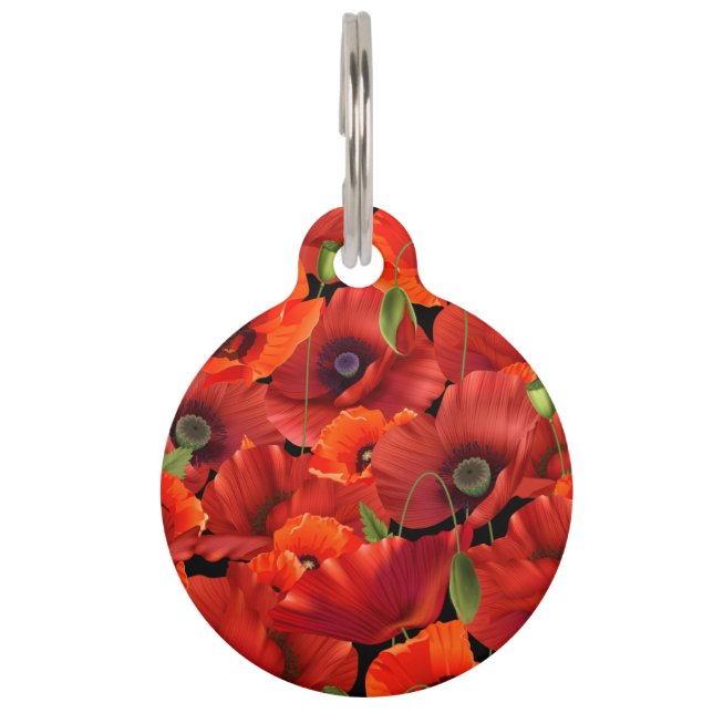 Poppy Pet ID Tag (Front)