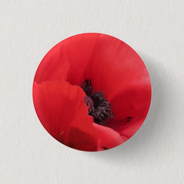 POPPY PINBACK BUTTON (Front)