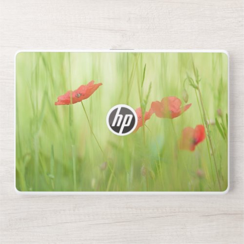 Poppy_poppy_meadow_poppy_plant HP Laptop Skin