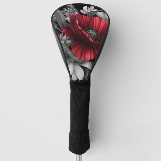 Poppy Pops Out Golf Head Cover (Front)