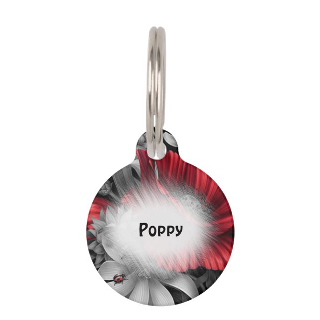 Poppy Pops Pet ID Tag (Front)