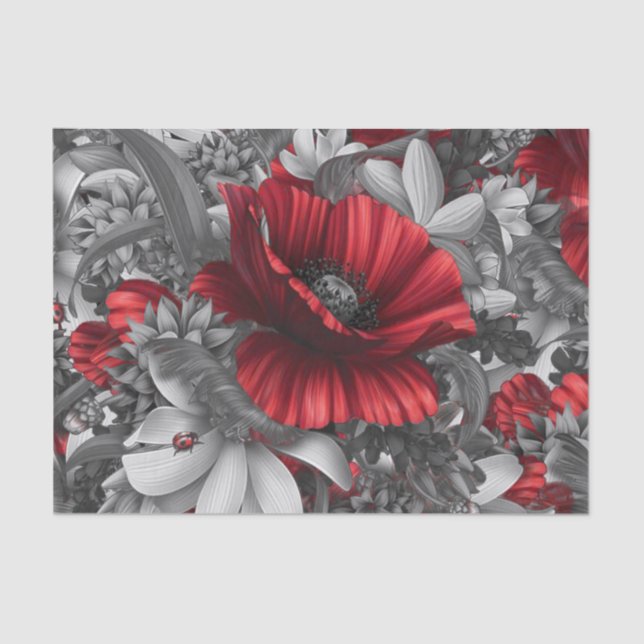 Poppy Pops Tissue Paper (Front)