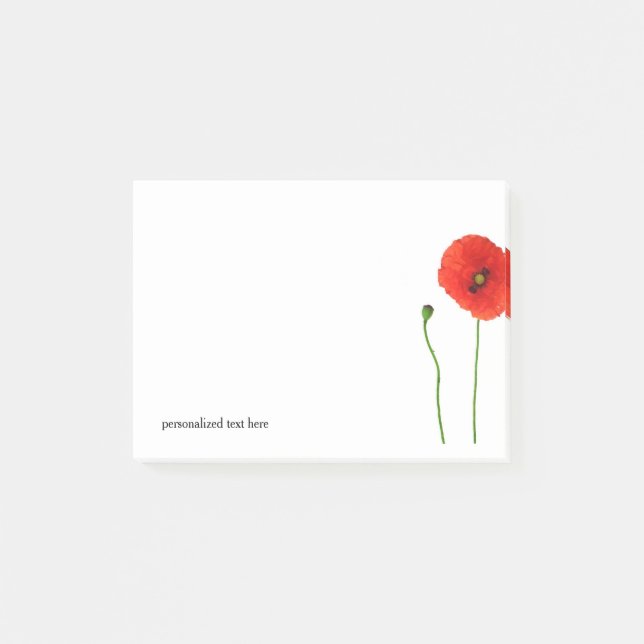 POPPY POST-IT NOTES (Front)