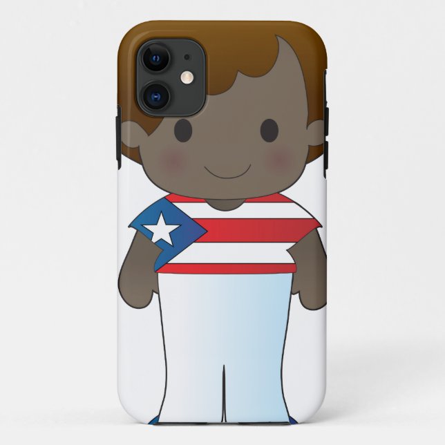 Poppy Puerto Rico Boy Case-Mate iPhone Case (Back)