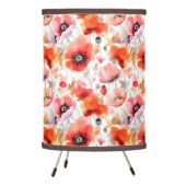 Poppy Red Floral Lamp (Left)