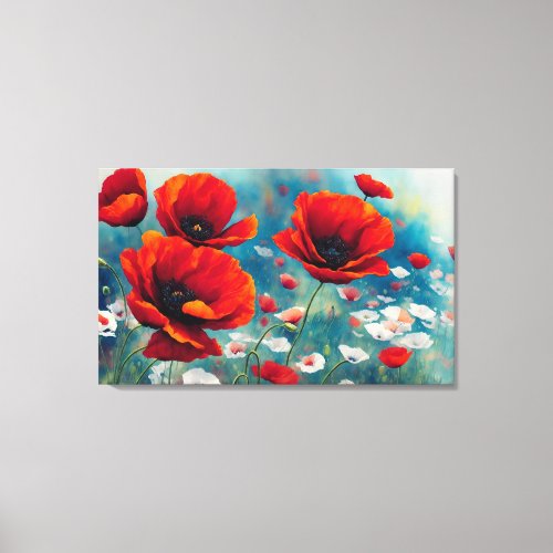 Poppy Remembrance L02 Canvas Print