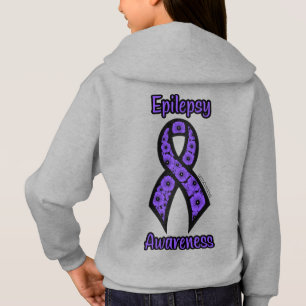 Poppy/Ribbon...Epilepsy Hoodie