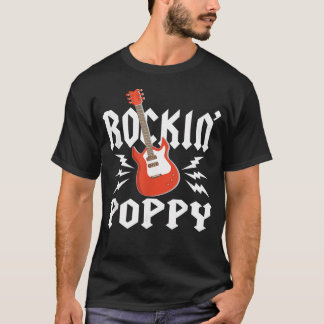 Poppy Rockin One Birthday Family Matching Rock T-Shirt