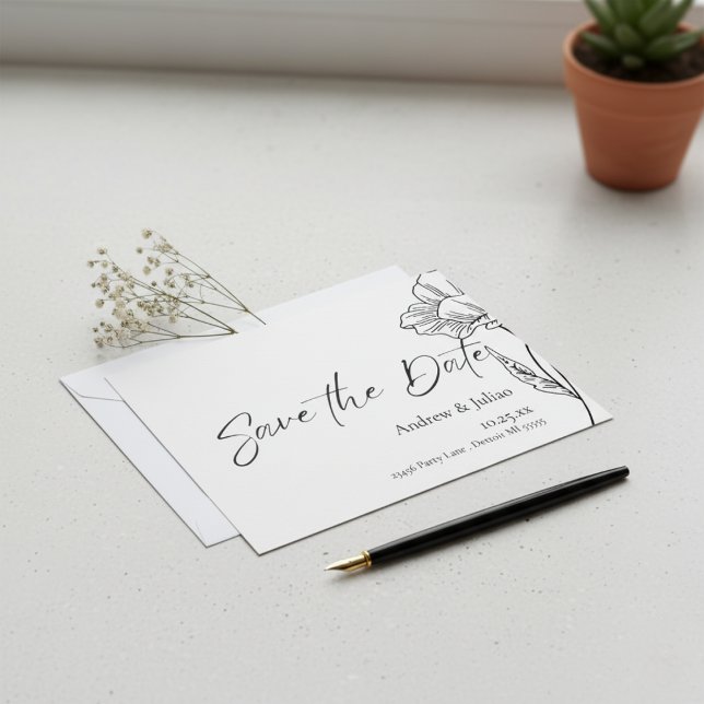 Poppy  save the date (Poppy save the date)