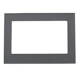 Poppy Seed Gray, Dark Neutral Solid Color Magnetic Frame