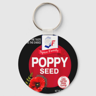 Poppy seed halloween spice costume group matching keychain