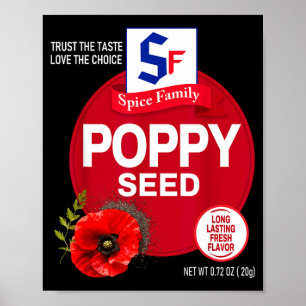 Poppy seed halloween spice costume group matching poster