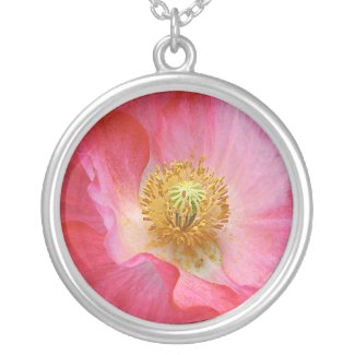 Poppy Silver Plated Necklace