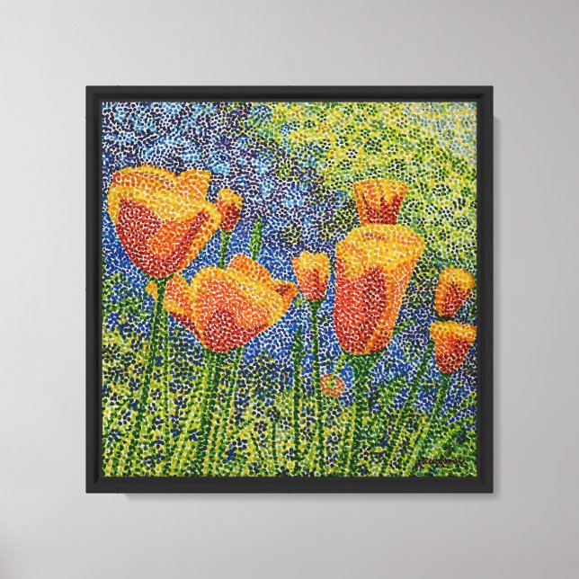 Poppy Soul Canvas Print (Front)