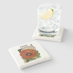 Poppy Stone Coaster