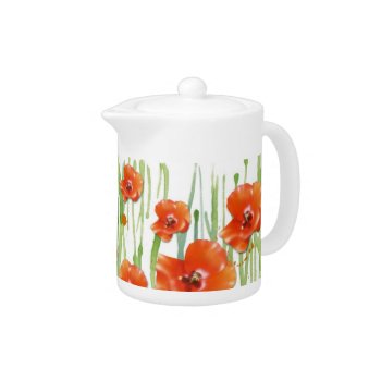 Poppy Teapot by daltrOndeLightSide at Zazzle