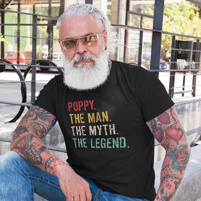 Poppy The Man The Myth The Legend T-Shirt (Creator Uploaded)
