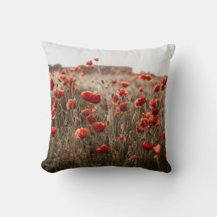 Poppy  throw pillow