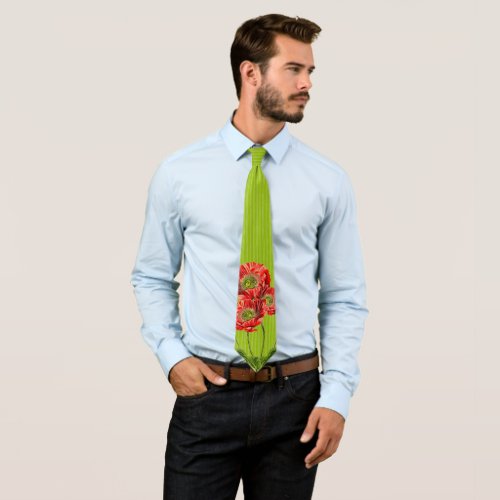 Poppy Tie For Weddings and Special Occasions