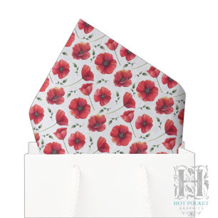 Poppy Tissue Paper