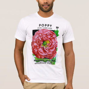 Poppy Vintage Seed Packet T-Shirt