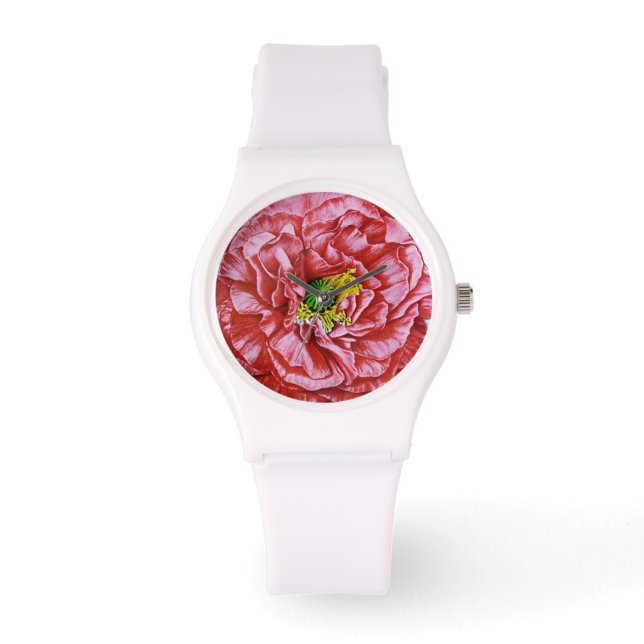 Poppy Vintage Seed Packet Watch (Front)