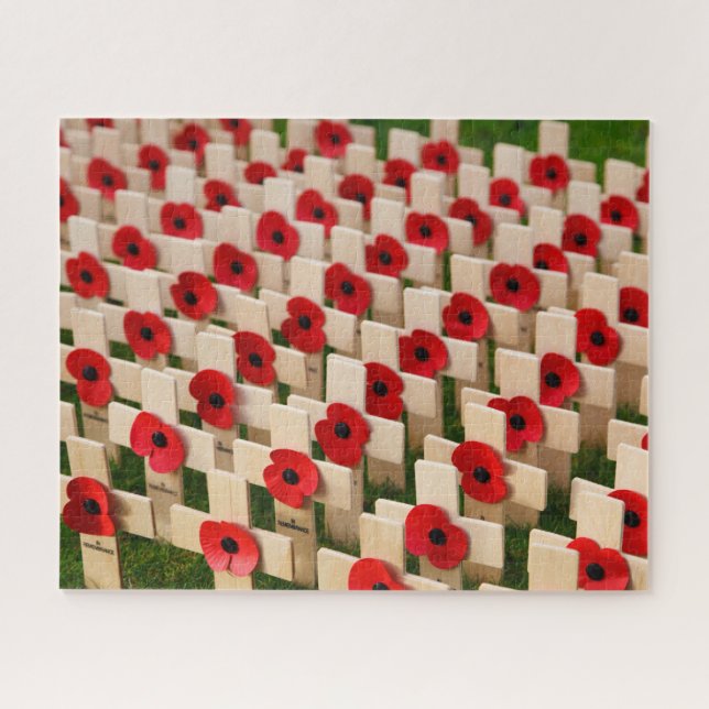 Poppy War Memorial Jigsaw Puzzle (Horizontal)