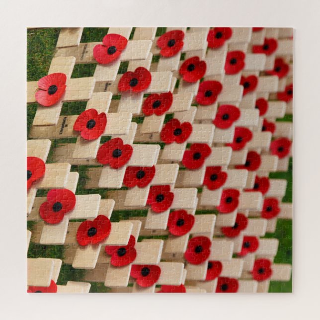 Poppy War Memorial Jigsaw Puzzle (Horizontal)
