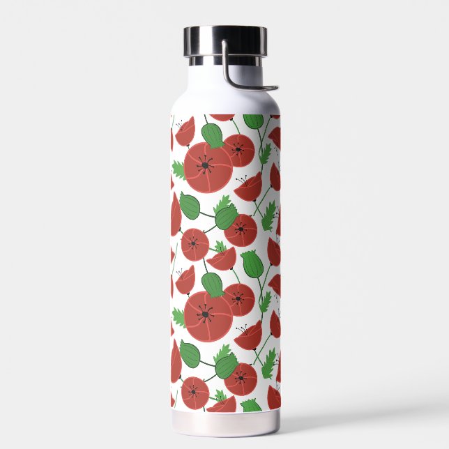 poppy water bottle (Left)