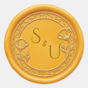 Poppy Wedding Wax Seal