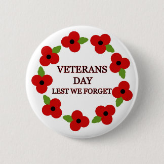 Poppy wreath - Badge Button