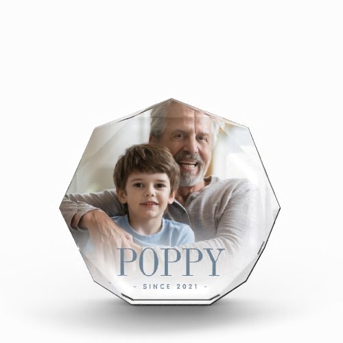 Poppy Year Established Photo Block