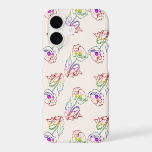 Poppyes floral pattern. Poppy. iPhone 17 Case