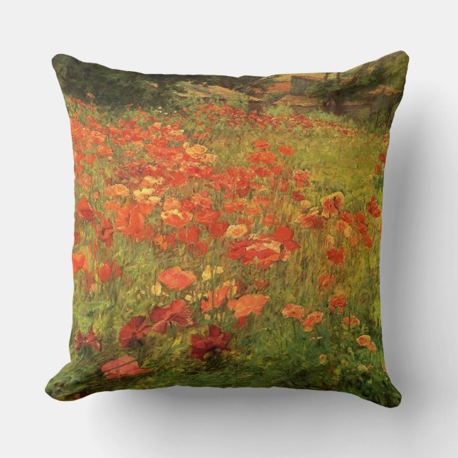 Poppyland Throw Pillow (Front)