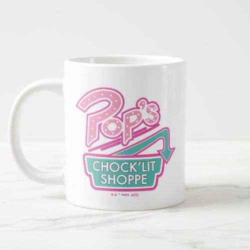 Pops ChockLit Shoppe Pink Logo Giant Coffee Mug