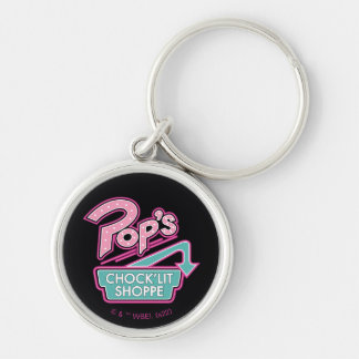 Pop's Chock'Lit Shoppe Pink Logo Keychain