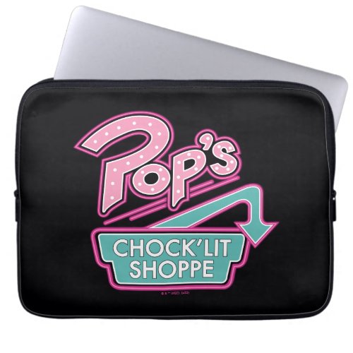 Pops ChockLit Shoppe Pink Logo Laptop Sleeve