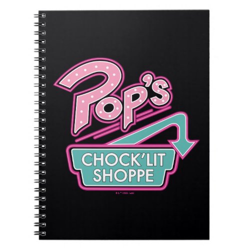 Pops ChockLit Shoppe Pink Logo Notebook